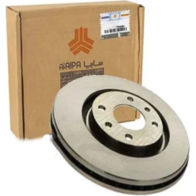 دیسک ترمز چرخ جلو شاهین سایپا یدک کد 860144 - 4